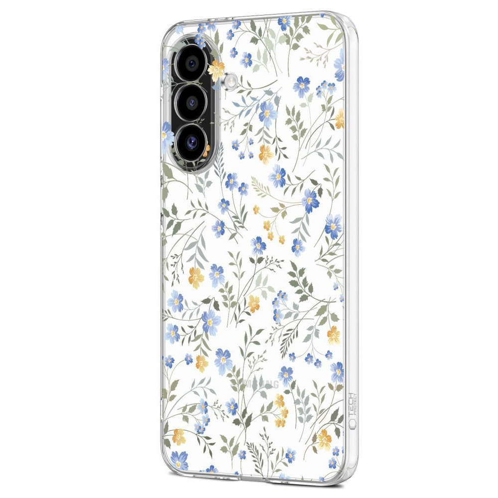 Etui Tech-Protect Flexair do Samsung Galaxy A17 5G / 4G , przezroczyste ze wzorem.